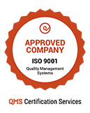 GFB ISO 9001 approved company sticker